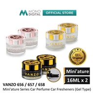 VANZO 656 (SECRET MUSK) / 657 (VELVET MUSK) / 658 (ENGLISH PEAR & FREESIA) MINI'ATURE SERIES CAR FRE