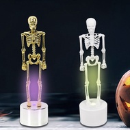 18cm LED Skeleton Light Halloween Table Decoration Haunted House Theme (LED Decoration)