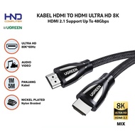 Ugreen HDMI Cable 2.1 Male To Male Ultra HD 8K 60Hz High Speed 48Gbps