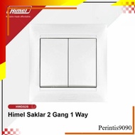 Ib himel series switch, 2 gang 1 way