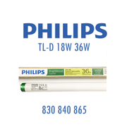 Philips TLD TL-D Brightboost 18W 36W 830 840 865 T8 Fluorescent Light Tube