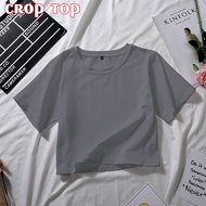 GET FASHION - KAOS CROP TOP / POLOS O-NECK / CROP TOP OVERSIZE / CROP TOP BOXY / ATASAN CROP