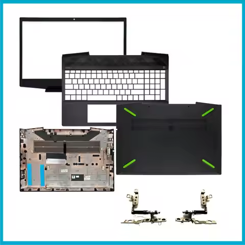 LCD back cover/front panel/hinge/palm rest new for HP Pavilion 15 15-CX TPN-C133 gaming laptop keybo