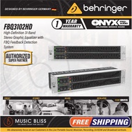 Behringer FBQ3102HD 31-band Stereo Graphic Equalizer (FBQ-3102HD / FBQ 3102HD)