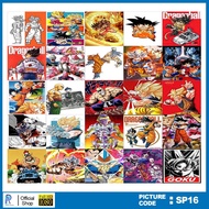 DRAGON BALL1 STICKER, DRAGON BALL1 STICKER, DRAGON BALL1 STICKER PACKAGE PER 25 PCS, CODE SP16