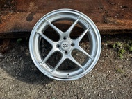 New Car Sport Rim ENKEI CPS2 Wheels 17x7J 4x100 ET38 Silver/Lip Polish- READY STOCK