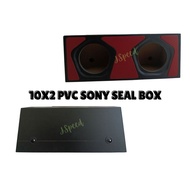 10 inch double PVC colour Seal woofer box without woofer(18mm)