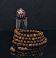 海南種植綠奇楠 108粒 8mm 沉香手鍊 ( HKA2309 )