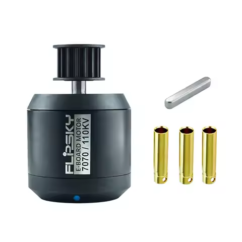 Flipsky Sensored Outrunner Brushless DC Motor Battle hardened 7070 110KV 4200W Belt Drive for Electr