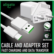【FLASH CHARGER】Flash 30W ALIGATO Charger & Micro USB Cable Fast Charging USB Type C (120W Charger Se