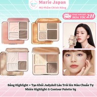 Judydoll Long-lasting Highlight + Contour Palette for Natural Standard Color Highlight & Contour Pal