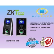 ZKTECO MULTIBIO800-H/ID MULTI-BIOMETRIC FINGERPRINT & FACE RECOGNITION DEVICE