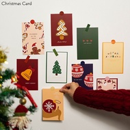 Christmas Decoration Cards Bedroom Dormitory Wall Decoration Stickers Holiday Message Cards Ins Gift Cards Christmas Eve Postcards