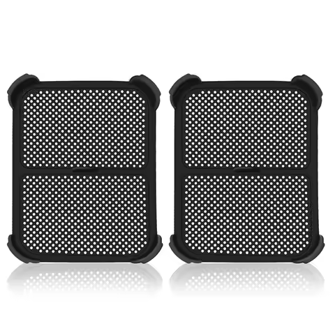N89R For Ninja Foodi Max Dual Zone AF400EU AF451EU Air Fryer 2 PCS Silicone Splash Guard Protector