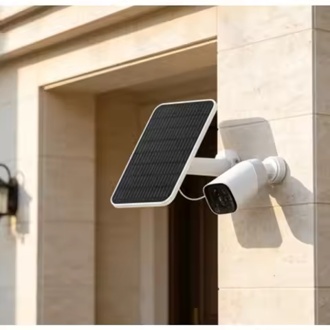 Rotatable Support Bracket 4W Solar Panel Weatherproof Unit With 9.8ft Power Cable For Eufy Wireless 