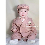 [AUTH] PINK ABS BERET HAT FOR KIDS - MANGO IU OI KIDS