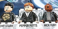 Lego Minifigures Super Heroes Spider-Man Far From Home sh585b Nick Fury Iron Man sh740 Pepper Potts 