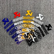 1 Set  MOTUL SHOEI SBK Reflective Motorcycle Side Strip Bike Helmet Decoration Sticker Car Vinyl Dec