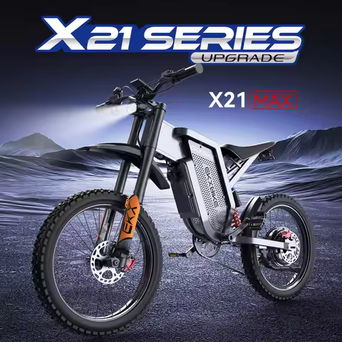 EKX X21 Max Electric Motorcycle EBIKE 3000W Brushless Gearless Motor, 60V 30Ah Battery, 85km/h, Adul