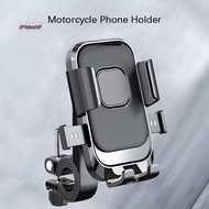 (SPTakashiF) Moto Bike Phone Holder, One Hand Operation And 360° Rotatable Phone Holder For Motorcycle And Scooter