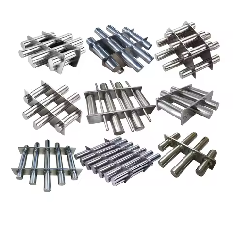12000GS 15000 17000 Gaussian grate magnetic separator round rate filter magnet grid separator