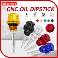Universal Oil Dipstick CNC Alloy Engine Oil Lever 4T Oil Cap Oil Nut Magnetic LC135 Y15 Y16ZR MT15 R