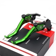 Mowok NJ-2 Brake Levers Competition Short Two-Finger Bull Horn for Kawasaki Z900 Ninja650Z650 ZX4R Z