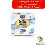 Wyeth Nutrition S-26 Gold Progress Step 3 1.65KG EXP 3/26