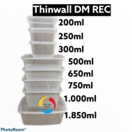 Diskon Thinwall Dm Persegi Panjang 500Ml Rec/Kotak Makan 1 Dus 500 Set