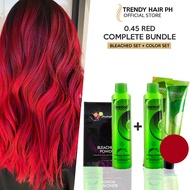Original Bremod 0.45 RED COMPLETE BUNDLE / Bleaching Set + Color Set