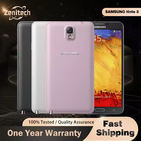 Original Samsung Galaxy Note 3 N9005 4G Mobile Phone 5.7'' 3GB RAM 16GB/32G ROM 13MP+2MP CellPhone Q