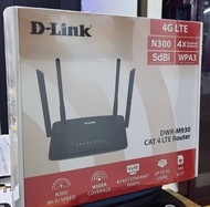 D-Link Router (DWR-M930) 4G N300 LTE Wireless 2.4GHz up to 300Mbps รองรับซิมทุกเครือข่ายในไทย