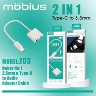 2IN1 Type-C To 3.5mm/l0S to 3.5mm Jack Earphones Audio Cable Adapter Earphone Adapter OTG (Z03/Z04) 