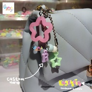 GANTUNGAN HANGER CUSTOM LETTER NAMEBINTANG | Keychain |Freebies
