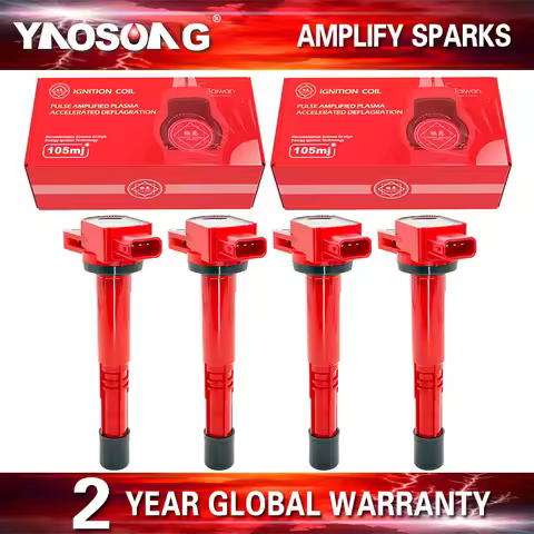 4X IGNITION COIL For Honda Civic S2000 Accord CR-V CRV Element 2.4L Acura CSX RSX 2.0L K20 K24 30520