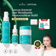 (Good DEAL) KEZIA Beauty - ACNE TO GLOW Series (4 items) (FREE POUCH + 2 FW ACNE)