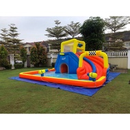 Sewa Rent H2O Inflatable Cheras Kajang KL Water Slide Kids Pool Soopa Doopa Bouncy Castle Selangor