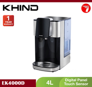 KHIND 4L Instant Hot Water Dispenser EK4000D
