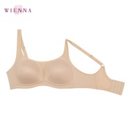 WIENNA BRA Sport Bra DB35101 ชุดชั้นในเวียนนา ไร้โครง สปอร์ตบรา บราเต็มเต้า สีเนื้อ ดำ สีน้ำเงินเข้ม (BCDE32-36) Carnation