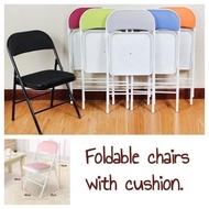 Foldable Chair with cushion