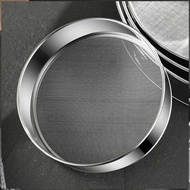 60 mesh stainless steel flour sieve, stainless steel food flour sieve, household flour sieve, sample