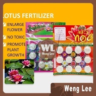 THAILAND FERTILIZER FOR LOTUS & WATER LILY ( 12 TABLETS ) BAJA TUMBUHAN AIR N-P-K 9-23-20