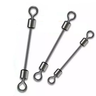 Kili-kili Pancing Panjang Finstrike Firelock Long Black Cooper Double Swivel Anti Gigi Tajam Lead Sh