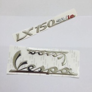 Bộ tem chữ nổi VESPA 125-150 ZIN SẮC NÉT LIBERTY 125ie