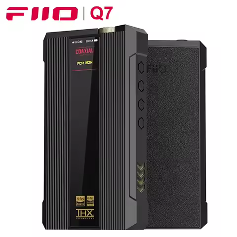 FiiO Q7 DSD512 MQA ES9038PRO Balanced Portable HiFi Desktop DAC/Headphone Amplifier withTHX AAA 788+