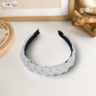 FR-C530 Bando Kepang Wanita Scrunchie / Bandana Nagita Organza / Headband Kepang Jalin Besar Ala Kor