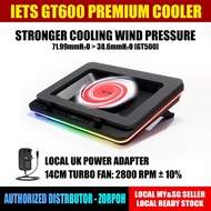 IETS GT600 Gaming Laptop Cooler Pads Powerful Turbo Fan RGB GT626 Cooling Pads Maintain Gaming Lapto