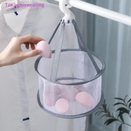 (Takashiseedling) Drying Ra Hanging Basket Beauty Egg Drying Net Bag Hangable Makeup Brush Storage R
