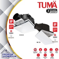 TUMA Exhaust Fan COCO / IM 25 | DC Motor Ventilator Fan | Ceiling Mounted | Ultra Silent | Eliminate