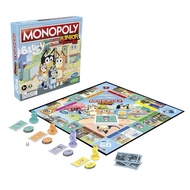 Monopoly Hasbro Gaming Junior: Bluey Edition Board Game for Kids Ages 5+, Play as Bluey, Bingo, Mum,